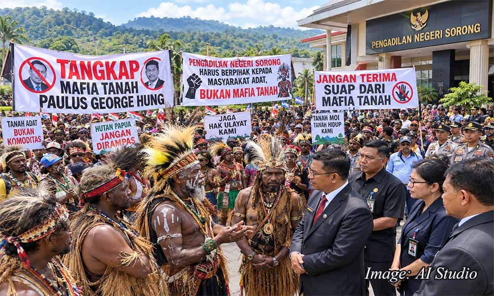 Gelombang Perlawanan Masyarakat Adat Tanah Moi: Jeritan Keadilan di Bawah Bayang-Bayang Perampasan Tanah